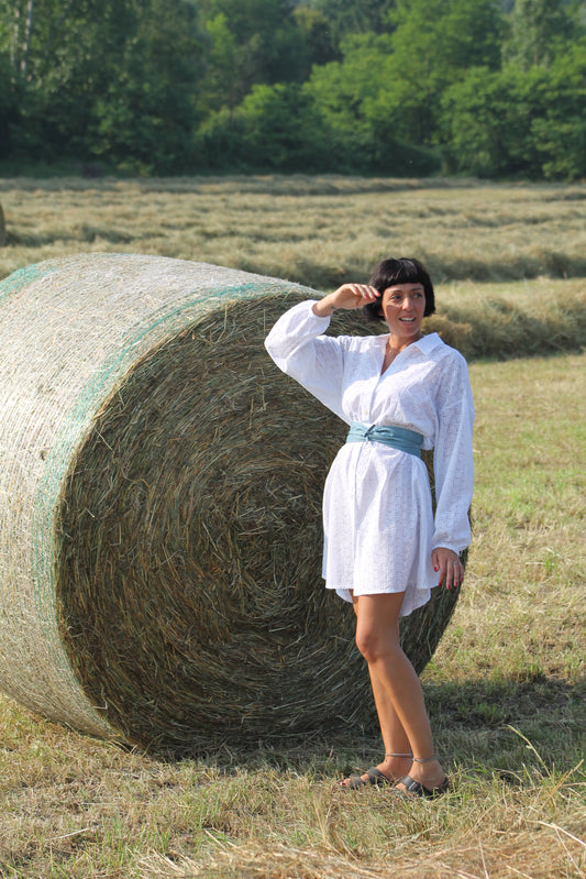 Camicia in Sangallo Samantha Cristoforetti